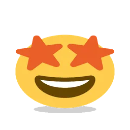 Star-struck animated emoji