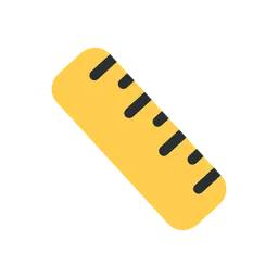Straight ruler animated emoji