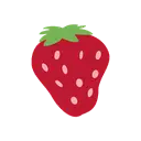 Strawberry cartoon animated emoji