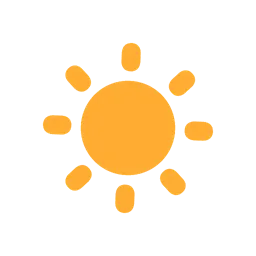 Sun animated emoji