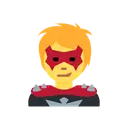 Supervillain cartoon animated emoji