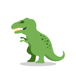 T-Rex animated emoji