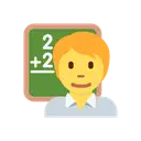 Teacher cartoon animated emoji