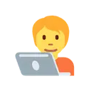 Technologist cartoon animated emoji