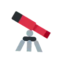 Telescope cartoon animated emoji