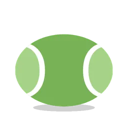 Tennis animated emoji