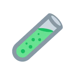 Test tube animated emoji