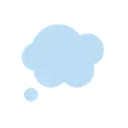 Thought balloon cartoon animated emoji