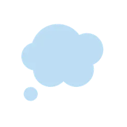 Thought balloon animated emoji