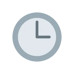 Three o’clock animated emoji