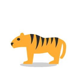 Tiger animated emoji