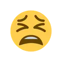Tired face cartoon animated emoji