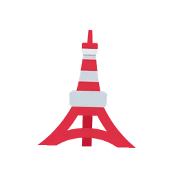 Tokyo tower animated emoji