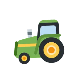 Tractor animated emoji