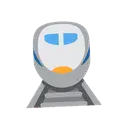 Train cartoon animated emoji