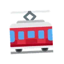 Tram car cartoon animated emoji