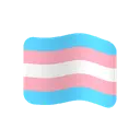 Transgender flag cartoon animated emoji