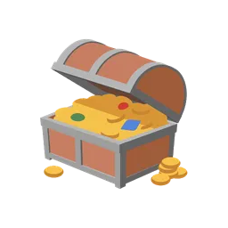 Treasure chest animated emoji