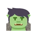 Troll cartoon animated emoji