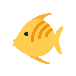 Tropical fish animated emoji