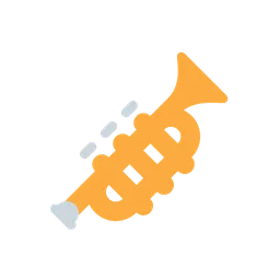 Trumpet animated emoji