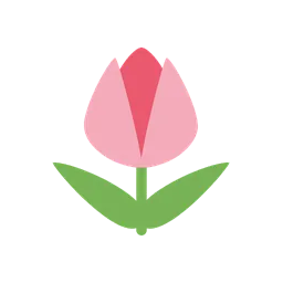 Tulip animated emoji