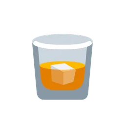 Tumbler glass animated emoji