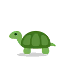 Turtle cartoon animated emoji