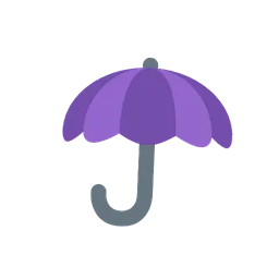 Umbrella animated emoji
