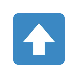 Up arrow animated emoji
