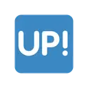 UP! button cartoon animated emoji