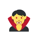 Vampire cartoon animated emoji