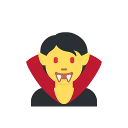 Vampire animated emoji