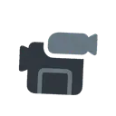 Video camera cartoon animated emoji