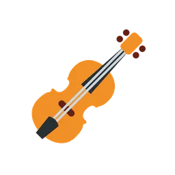 Violin animated emoji