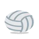 Volleyball cartoon animated emoji