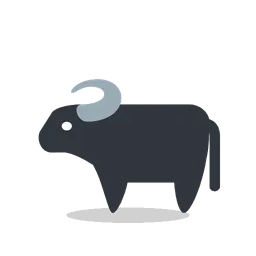 Water buffalo animated emoji