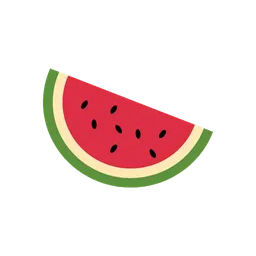 Watermelon animated emoji