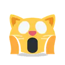 Weary cat cartoon animated emoji