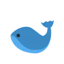 Whale cartoon animated emoji