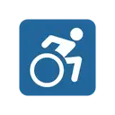 Wheelchair symbol cartoon animated emoji