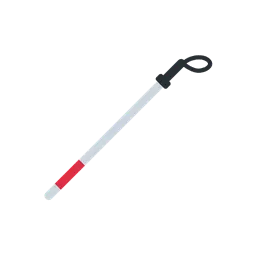 White cane animated emoji
