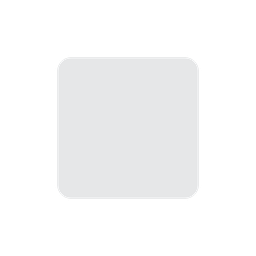 White medium square animated emoji
