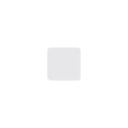 White small square animated emoji