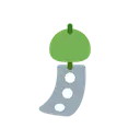 Wind chime cartoon animated emoji
