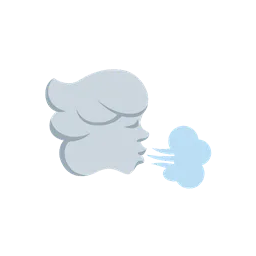 Wind face animated emoji
