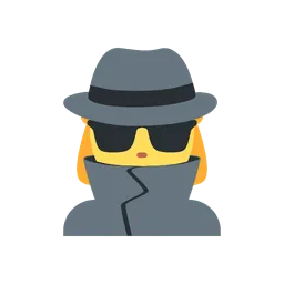 Woman detective animated emoji