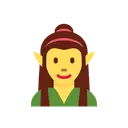 Woman elf cartoon animated emoji