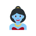Woman genie cartoon animated emoji