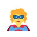 Woman superhero cartoon animated emoji